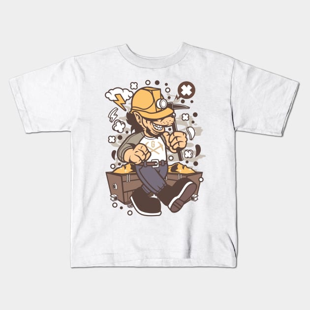 Miners Kids T-Shirt by ShirtyLife